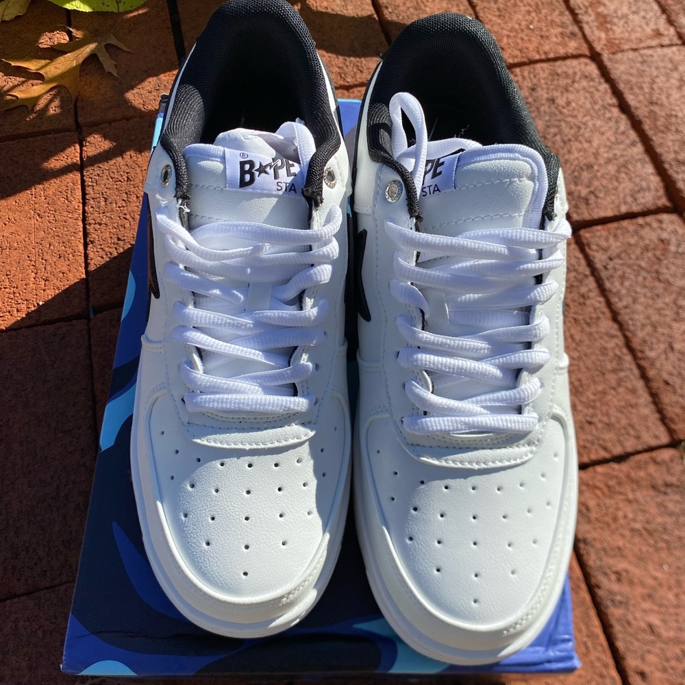 BAPE X JJJJOUND BAPESTA “WHITE/BLACK” SIZE 11 - Picture 2 of 8